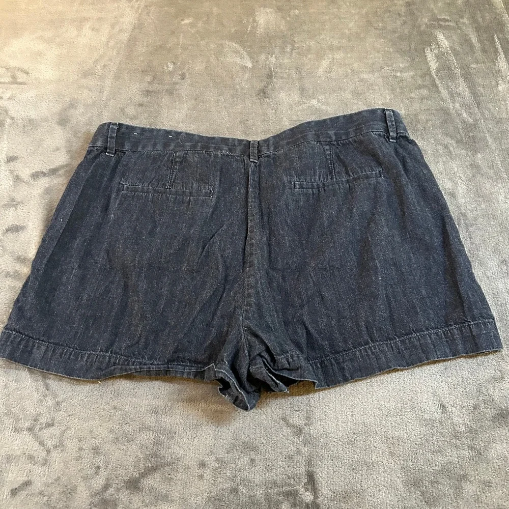 Loft Denim Shorts Dark Wash‎ Casual Everyday Summer Blue Womens 36x2.5